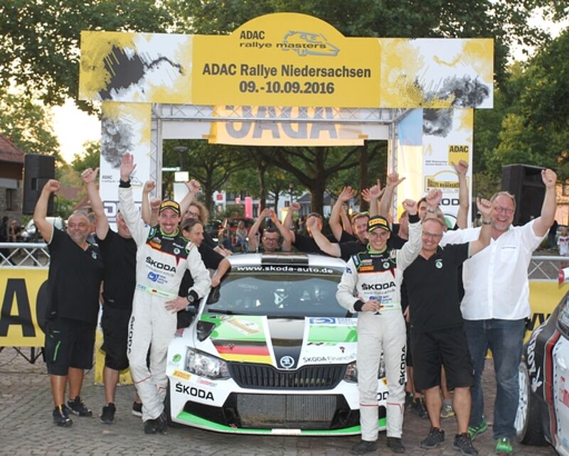 DRM: Kreim/Christian stehen nach tollem Sieg in Niedersachsen vor dem Titelgewinn mit ŠKODA AUTO Deutschland