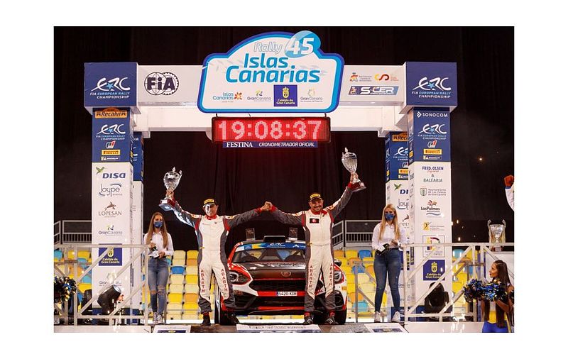 Abarth Rally Cup 2021 Finale: Carlos García gewinnt sein Heimrennen bei der Rallye Islas Canarias