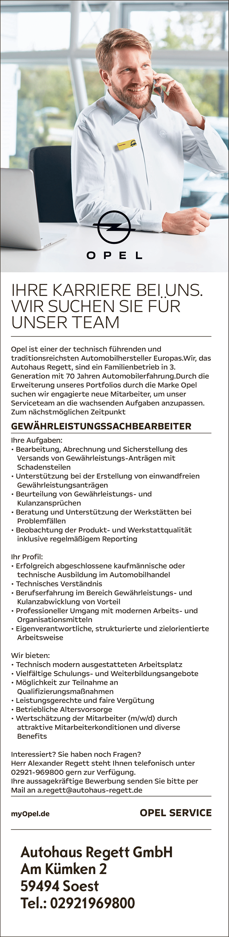 Opel Gewährleistung