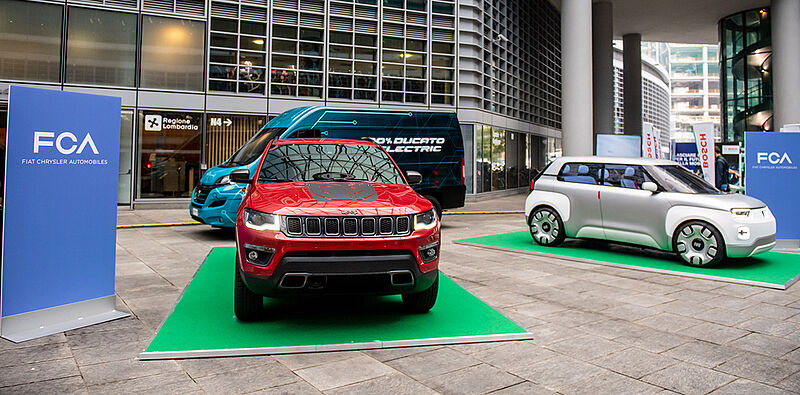 FCA zeigt innovative Technologie auf dem Festival der Elektro-Mobilität in Mailand