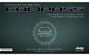 Termin-Ankündigung: New Jeep® Compass digitale Pressekonferenz